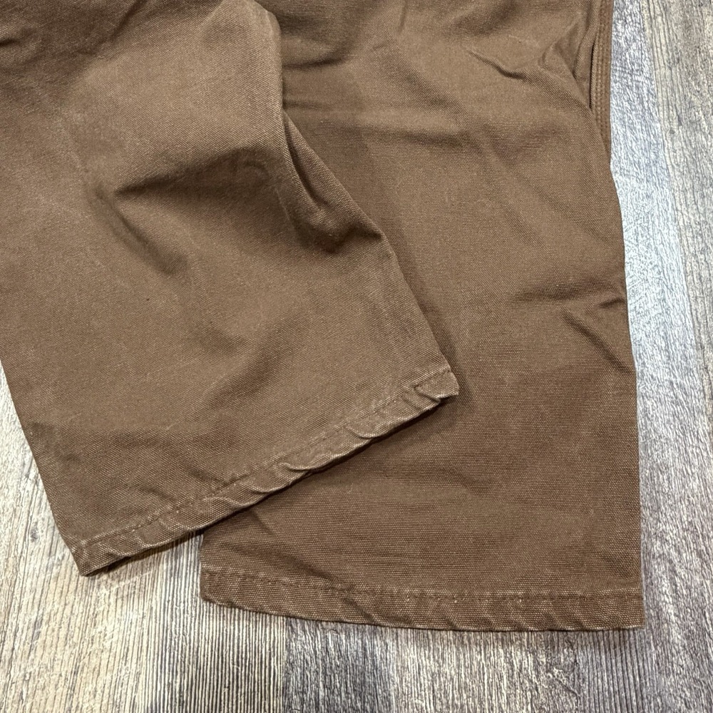 Dickies Carpenter Pants Mens 40x30 Brown Duck Canvas Workwear Utility Relaxed - Picture 8 of 15